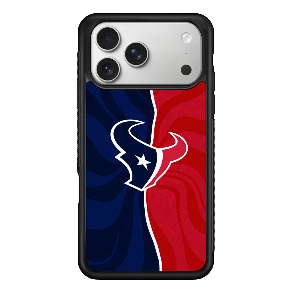 Houston Texans Logo iPhone 17 Pro Case | Slim Rubber Case for iPhone 17 Pro