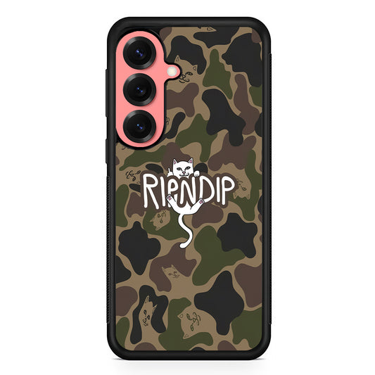Rip N Dip Green Camo Samsung Galaxy S25 Case | Slim Rubber Case for Samsung Galaxy S25