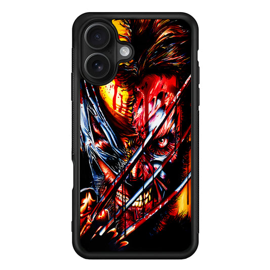 Wolverine Transformation Comic iPhone 16 Case - Oxvistore