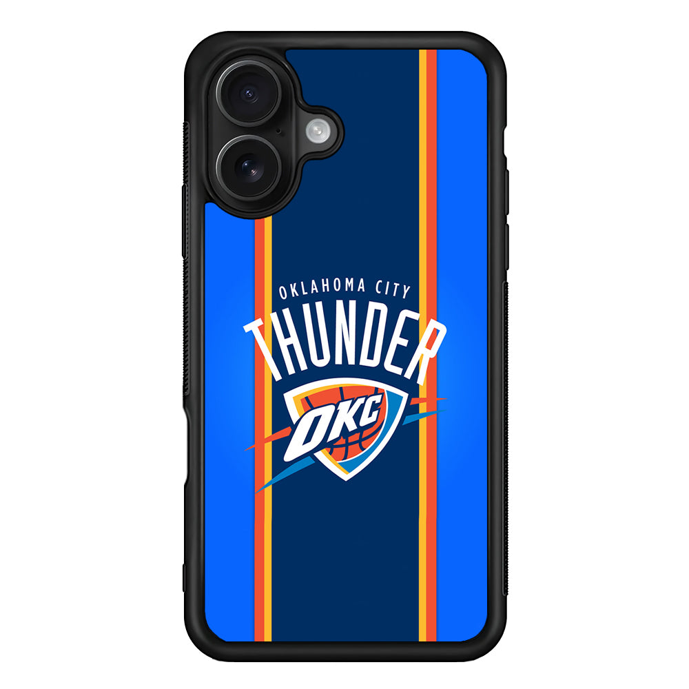 Oklahoma City Thunder Logo iPhone 16 Case - Oxvistore