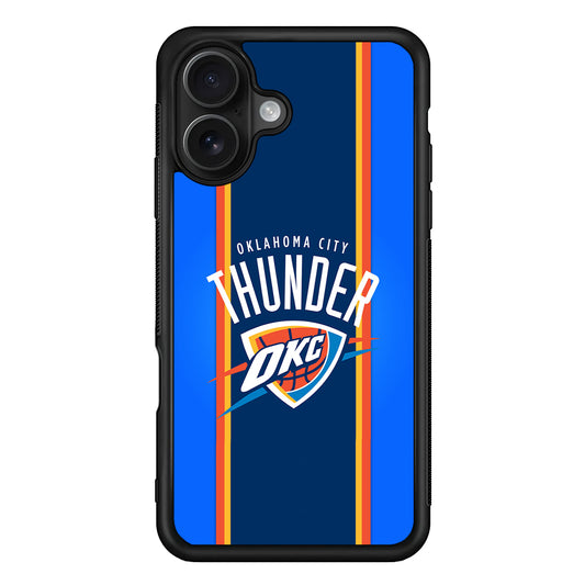 Oklahoma City Thunder Logo iPhone 16 Case - Oxvistore