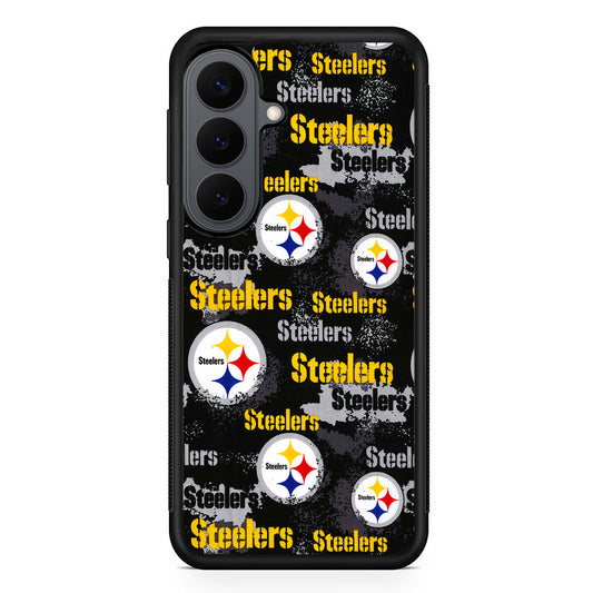 Pittsburgh Steelers Pattern Samsung Galaxy S26 Plus Case | Slim Rubber Case for Samsung Galaxy S26 Plus
