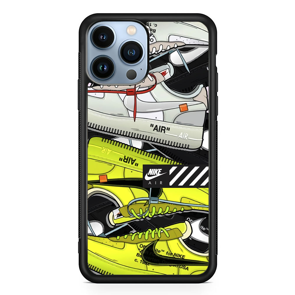 Nike Air Shoelaces 2D Rubber Phone Case | Slim Protective Phone Case