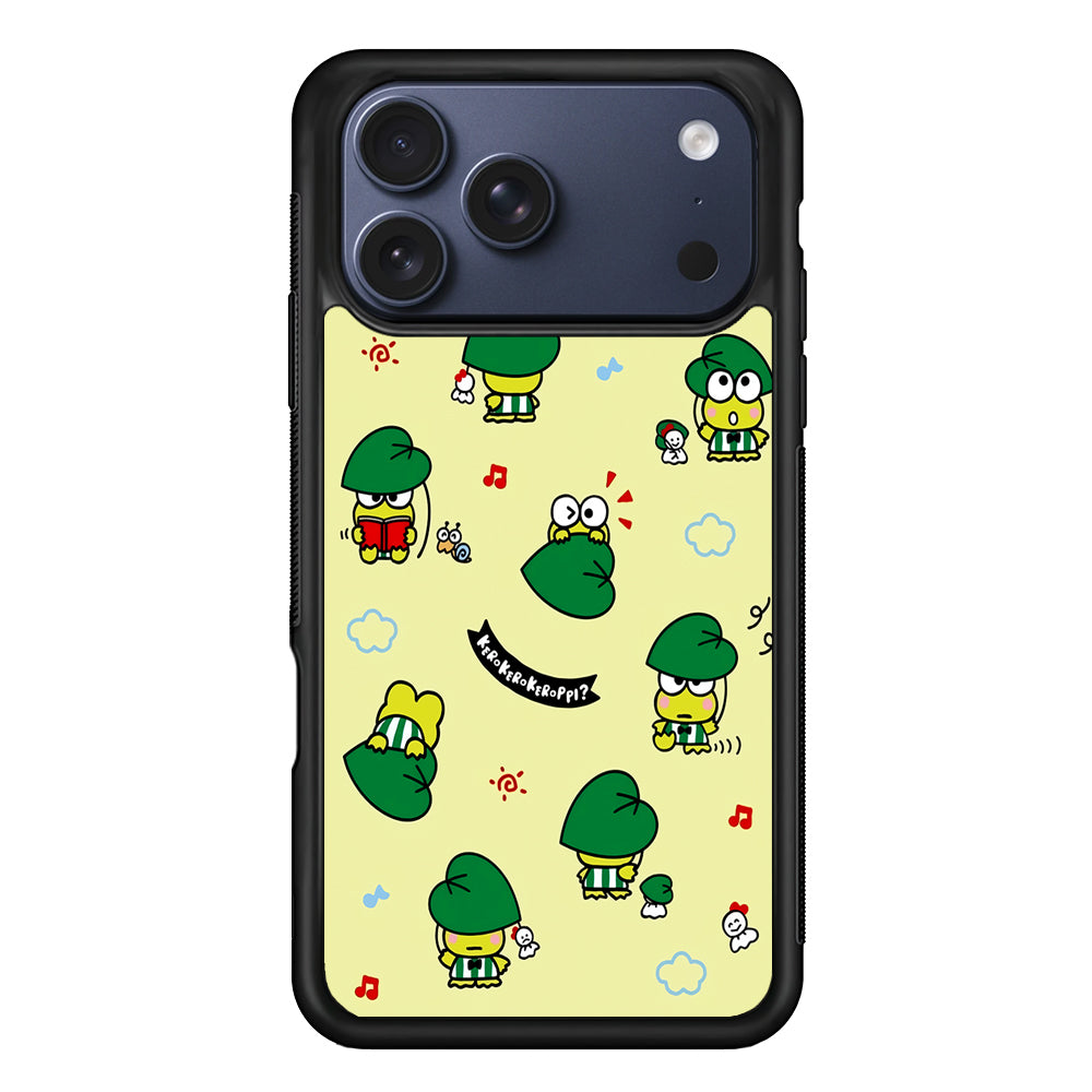 Keroppi Frog Activity Cartoon iPhone 17 Pro Max Case | Slim Protective Cover for iPhone 17 Pro Max