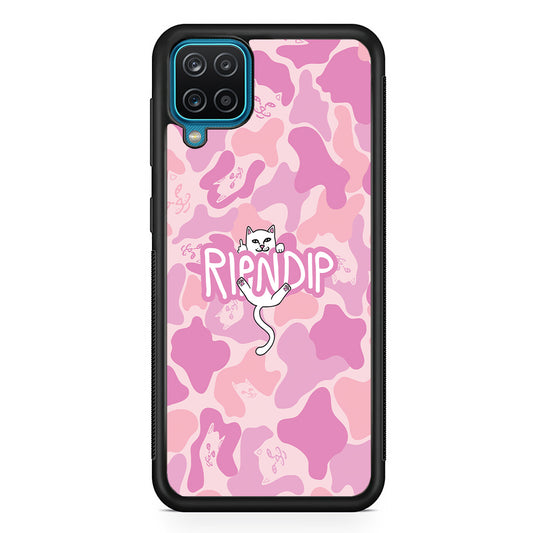 Rip N Dip Pink Camo Samsung Galaxy A12 Case | Slim Rubber Case for Samsung Galaxy A12
