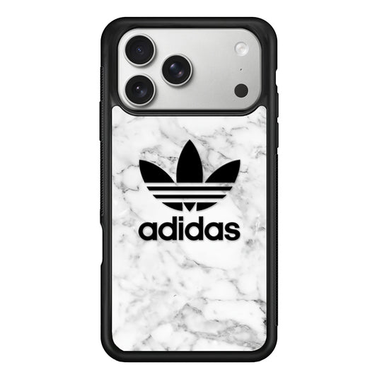 Adidas Marble Backdrop iPhone 17 Pro Case | Slim Protective Case for iPhone 17 Pro