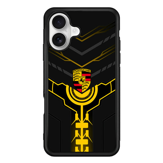 Porsche Lightning Vibes iPhone 16 Plus Case – Slim Fit Protective Phone Case