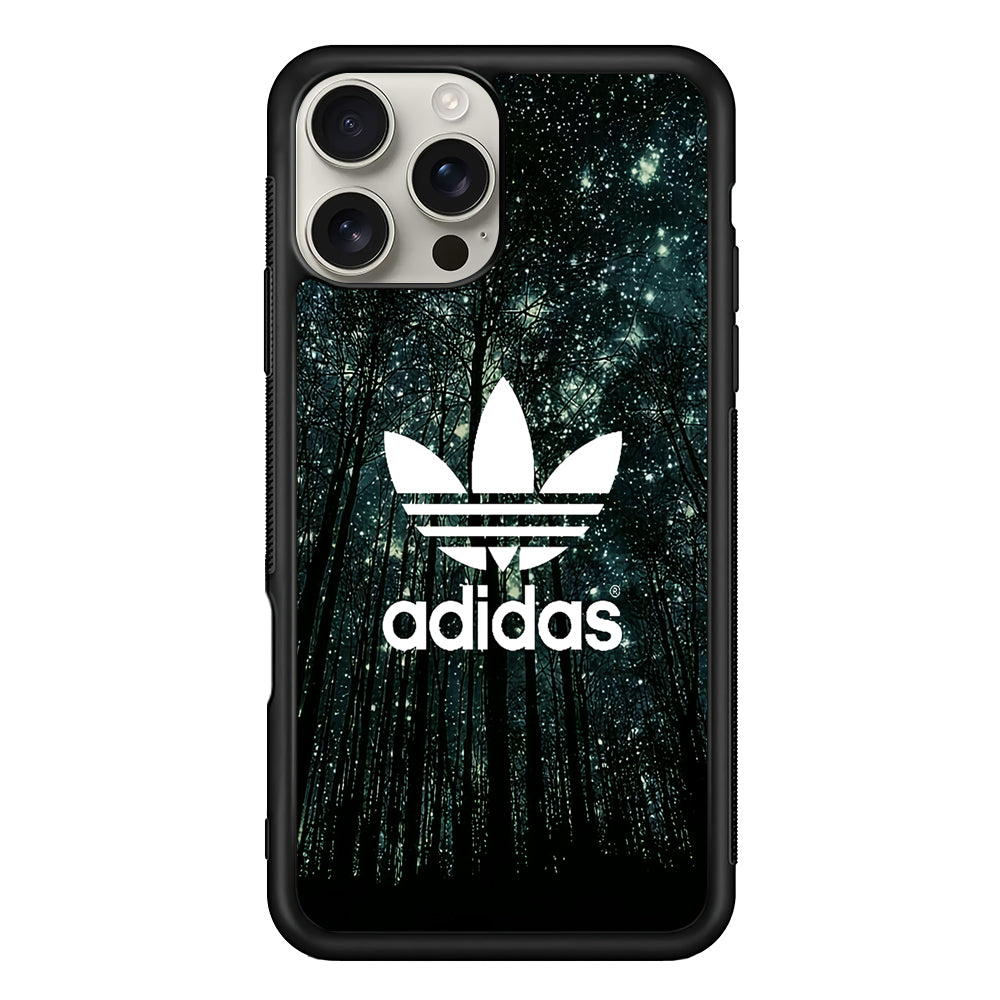 Adidas Logo Night Forest iPhone 16 Pro Max Case | Durable Everyday Protective Cover