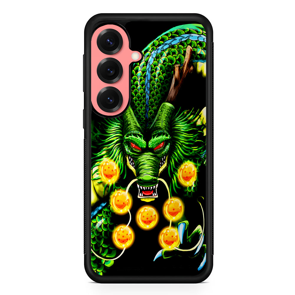 Shenron Dragon Ball Z Black Samsung Galaxy S25 Case | Protective Case for Samsung Galaxy S25