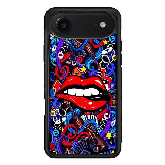 Lips Love Music Graffiti iPhone 17 Air Case | Protective Case for iPhone 17 Air