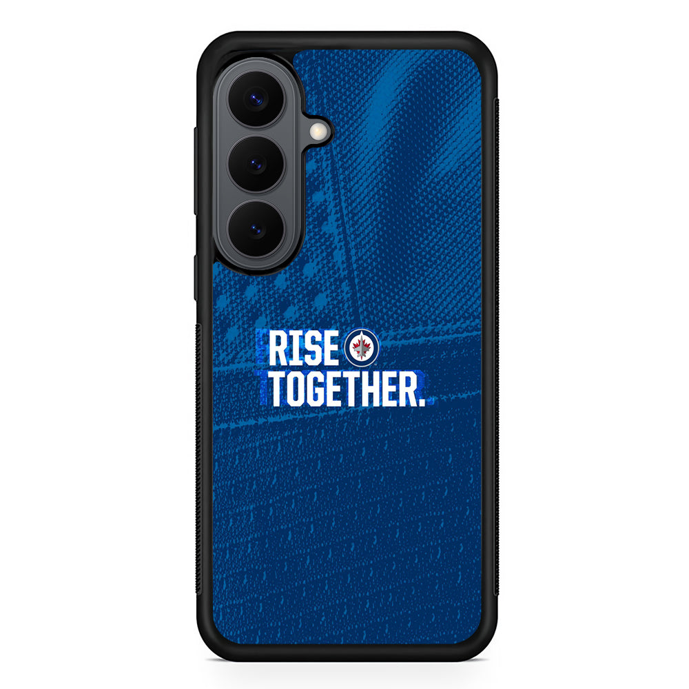 Winnipeg Jets Rise Together Samsung Galaxy S26 Plus Case | Slim Rubber Case for Samsung Galaxy S26 Plus