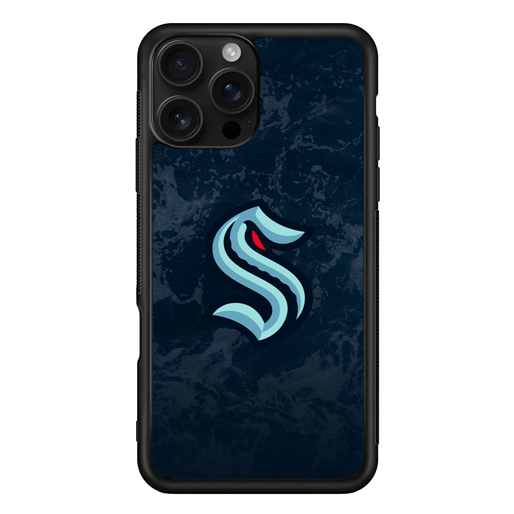 Seattle Kraken Logo iPhone 16 Pro Case | Durable Protective Case for iPhone 16 Pro
