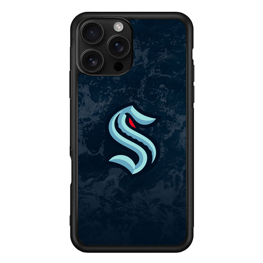Seattle Kraken Logo iPhone 16 Pro Case | Durable Protective Case for iPhone 16 Pro