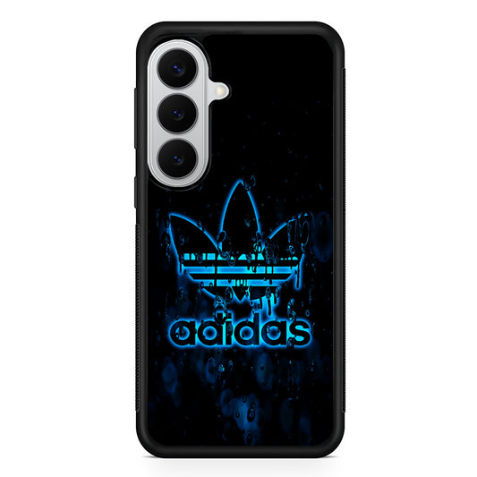 Adidas Logo Alien Blue Samsung Galaxy S26 Case | Slim Samsung Galaxy S26 Rubber Case