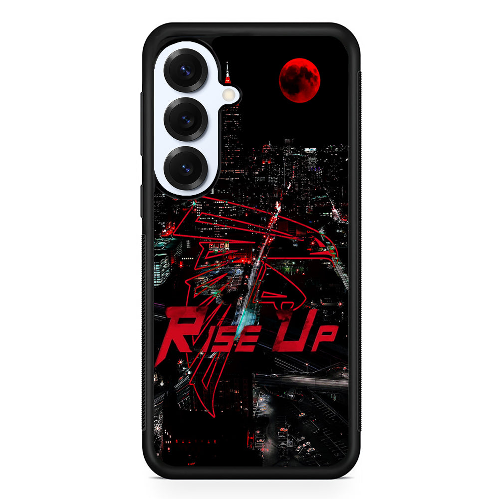 Atlanta Falcons Rise Up Samsung Galaxy S25 Plus Case | Slim Rubber Cover for Samsung Galaxy S25 Plus