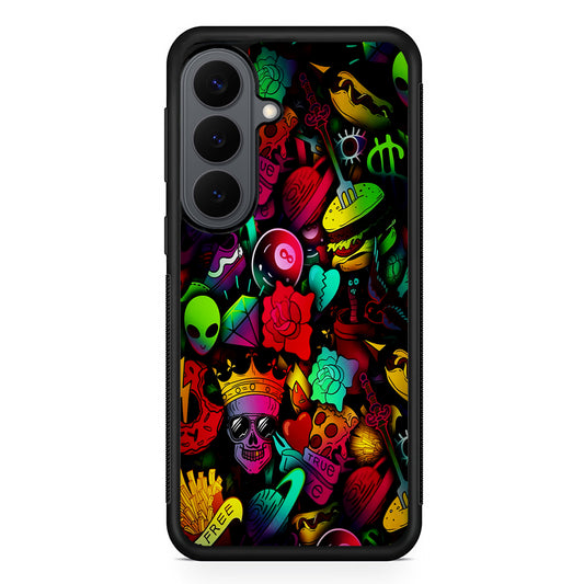 King Life Doodle Artistic Samsung Galaxy S26 Plus Case | Slim Rubber Case for Samsung Galaxy S26 Plus
