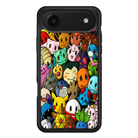 Bunch of Cute Pokemon iPhone 17 Air Case | Protective Case for iPhone 17 Air