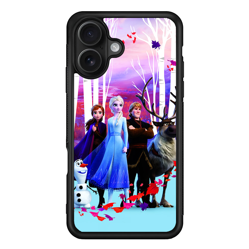 Elsa in Autumn Forest Frozen iPhone 16 Case - Oxvistore