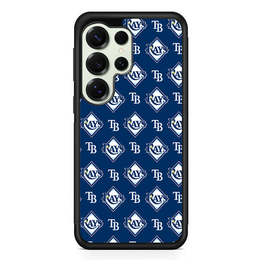 Tampa Bay Rays Pattern Samsung Galaxy S25 Ultra Case | Durable Rubber Case for Samsung Galaxy S25 Ultra