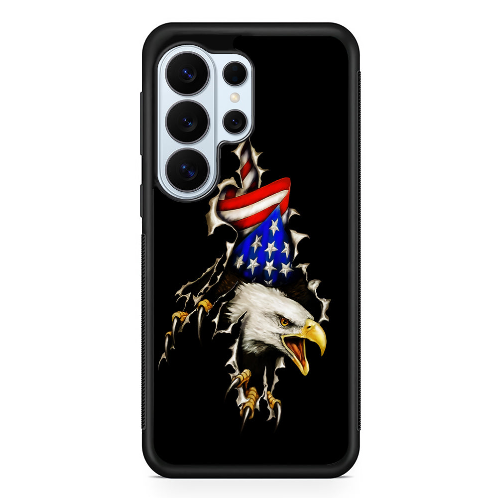 Eagle American Flag Patriotic Samsung Galaxy S26 Ultra Case | Protective Phone Cover