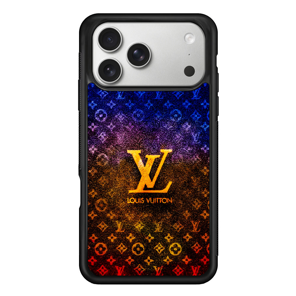 Louis Vuitton Abstract Colorful iPhone 17 Pro Case | Slim Rubber Case for iPhone 17 Pro