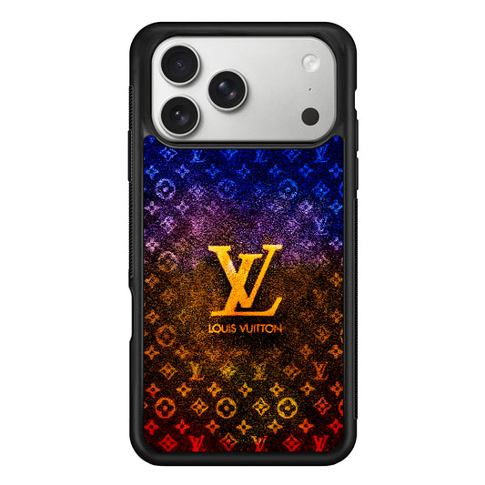 Louis Vuitton Abstract Colorful iPhone 17 Pro Case | Slim Rubber Case for iPhone 17 Pro