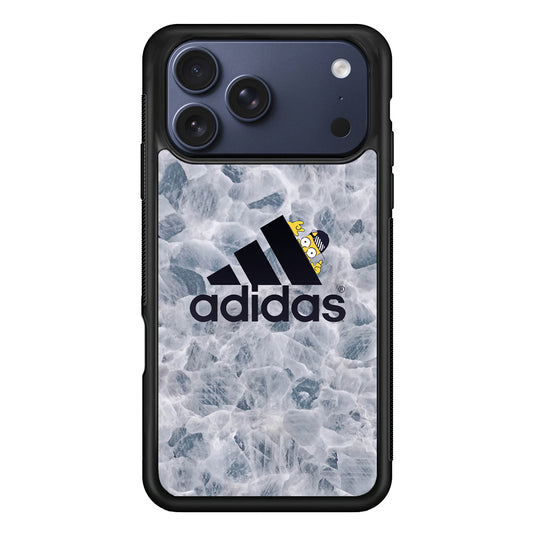 Adidas Logo with Simpson iPhone 17 Pro Max Case | Durable Rubber Case for iPhone 17 Pro Max