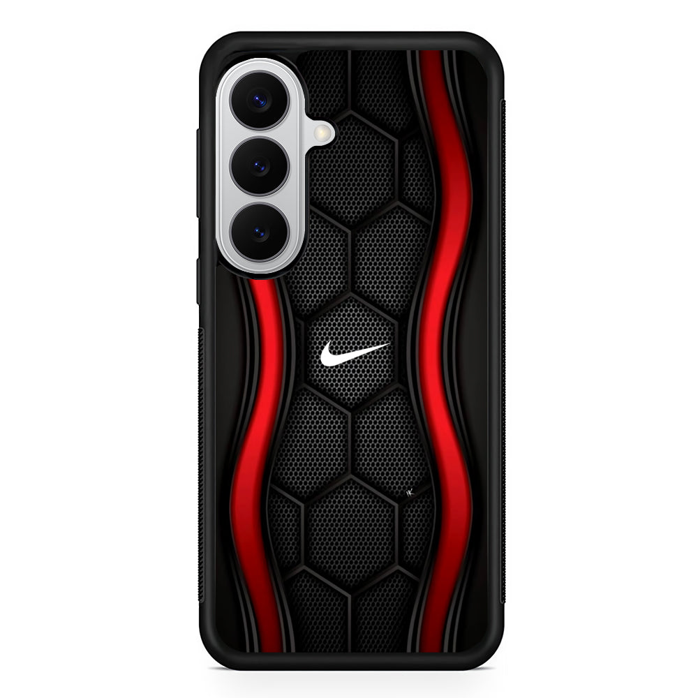 Nike Futuristic Hexagon Dome Samsung Galaxy S26 Case | Slim Samsung Galaxy S26 Rubber Case