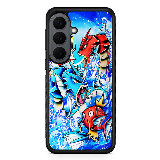 Pokemon Gyrados Magikarp Samsung Galaxy S26 Plus Case | Slim Rubber Case for Samsung Galaxy S26 Plus