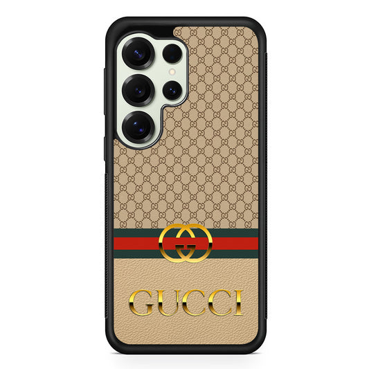 Gucci Gold Clasp Samsung Galaxy S25 Ultra Case | Slim Rubber Case for Samsung Galaxy S25 Ultra