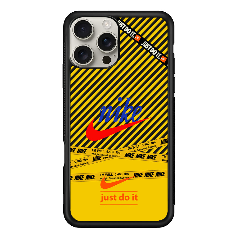 Nike Early Warning System iPhone 16 Pro Max Case | Durable Everyday Protective Cover