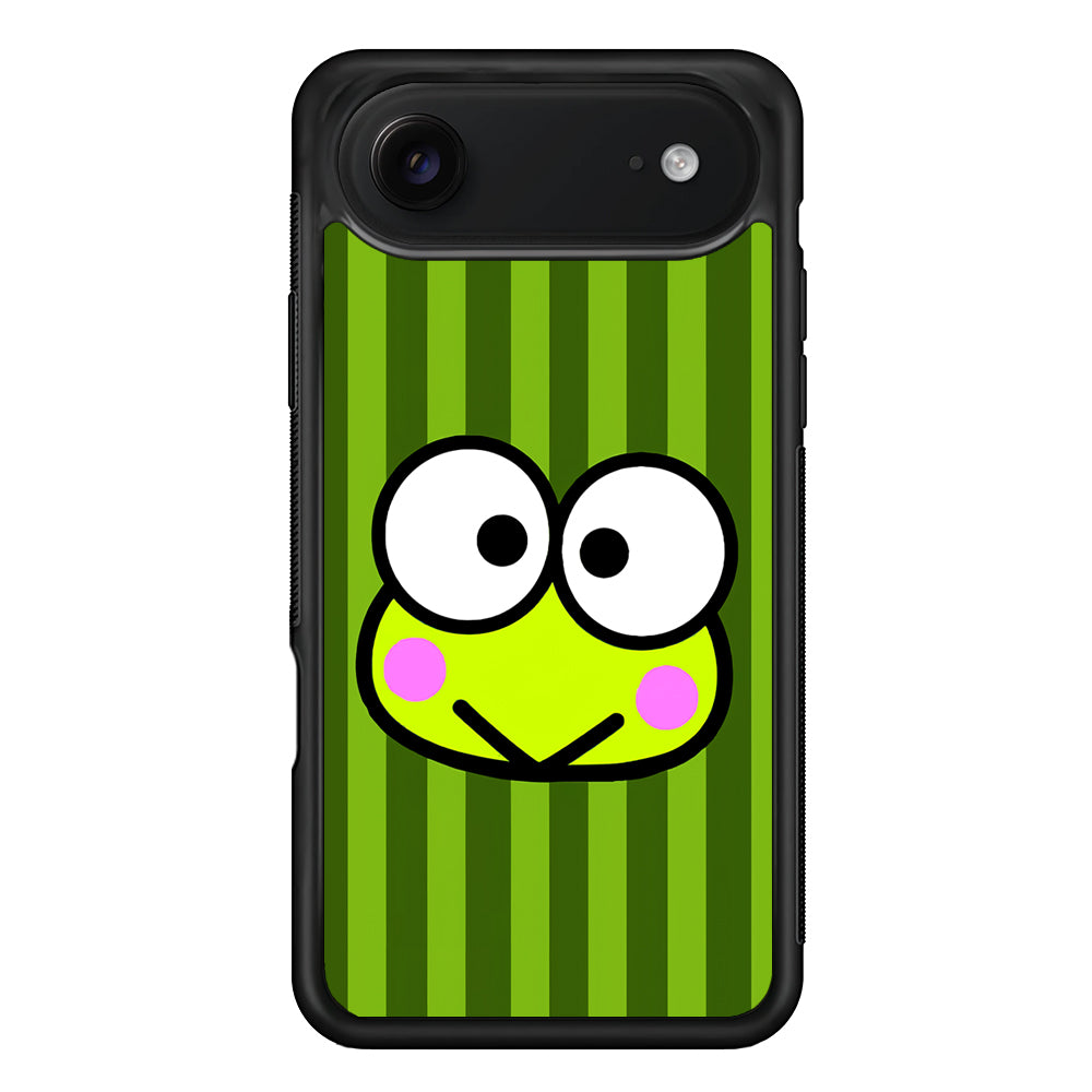 Cutes Keroppi Stripe Green iPhone 17 Air Case | Protective Case for iPhone 17 Air