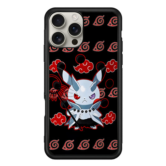 Akatsuki Pikachu Pokemon iPhone 16 Pro Max Case | Stylish Protective Case for iPhone 16 Pro Max