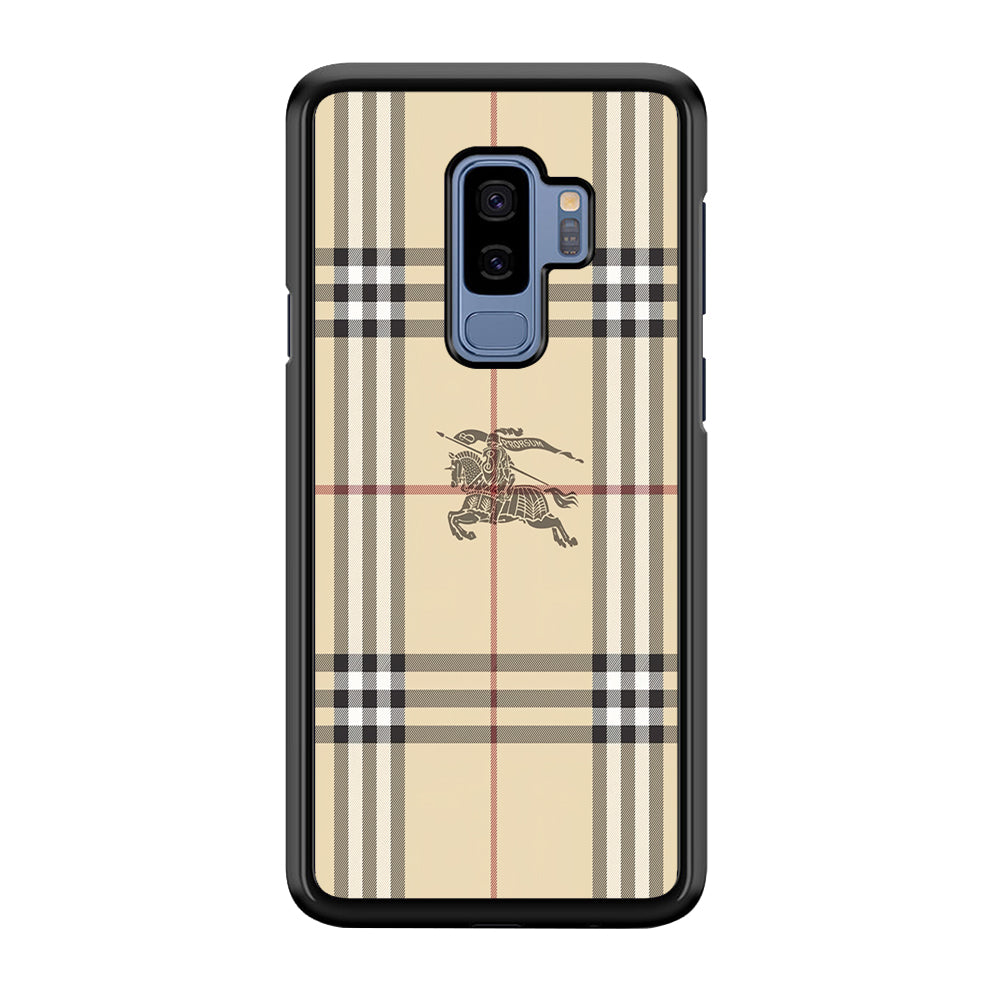 Burberry Latte Cream Samsung Galaxy S9 Plus Case | Slim Rubber Case for Samsung Galaxy S9 Plus