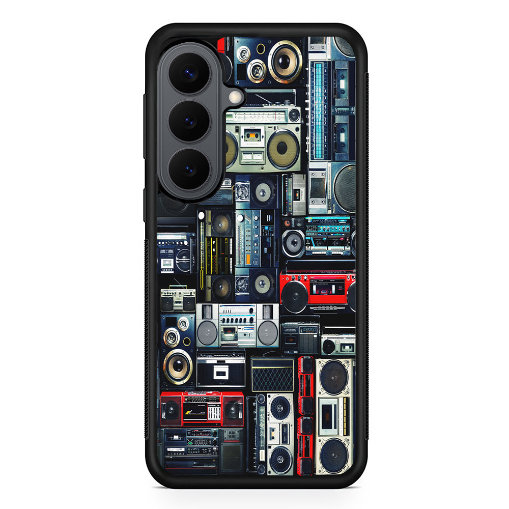 Hip Hop Cassette Tape Radio Samsung Galaxy S26 Plus Case | Slim Rubber Case for Samsung Galaxy S26 Plus