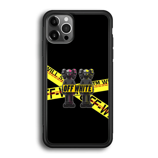 Kaws Twin Off White iPhone 12 Pro Max Case | Slim Rubber Case for iPhone 12 Pro Max