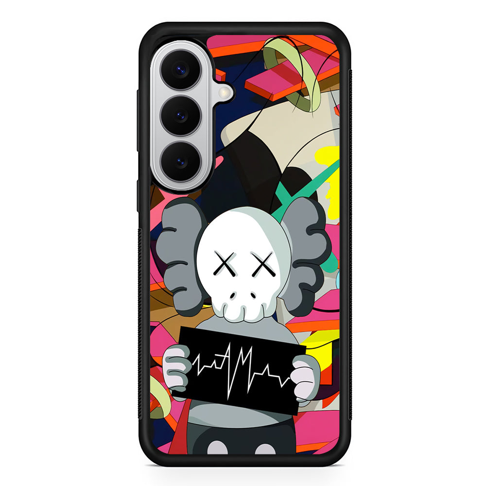 Kaws Signature to The World Samsung Galaxy S26 Case | Slim Rubber Case for Samsung Galaxy S26