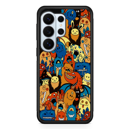 Cute Monsters Doodle Cartoon Samsung Galaxy S26 Ultra Case | Protective Phone Cover