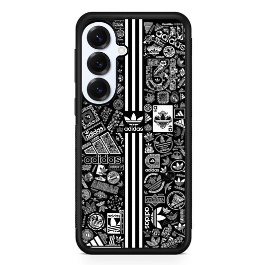 Adidas Collection Black White Samsung Galaxy S25 Plus Case | Durable Samsung Galaxy S25 Plus Phone Case