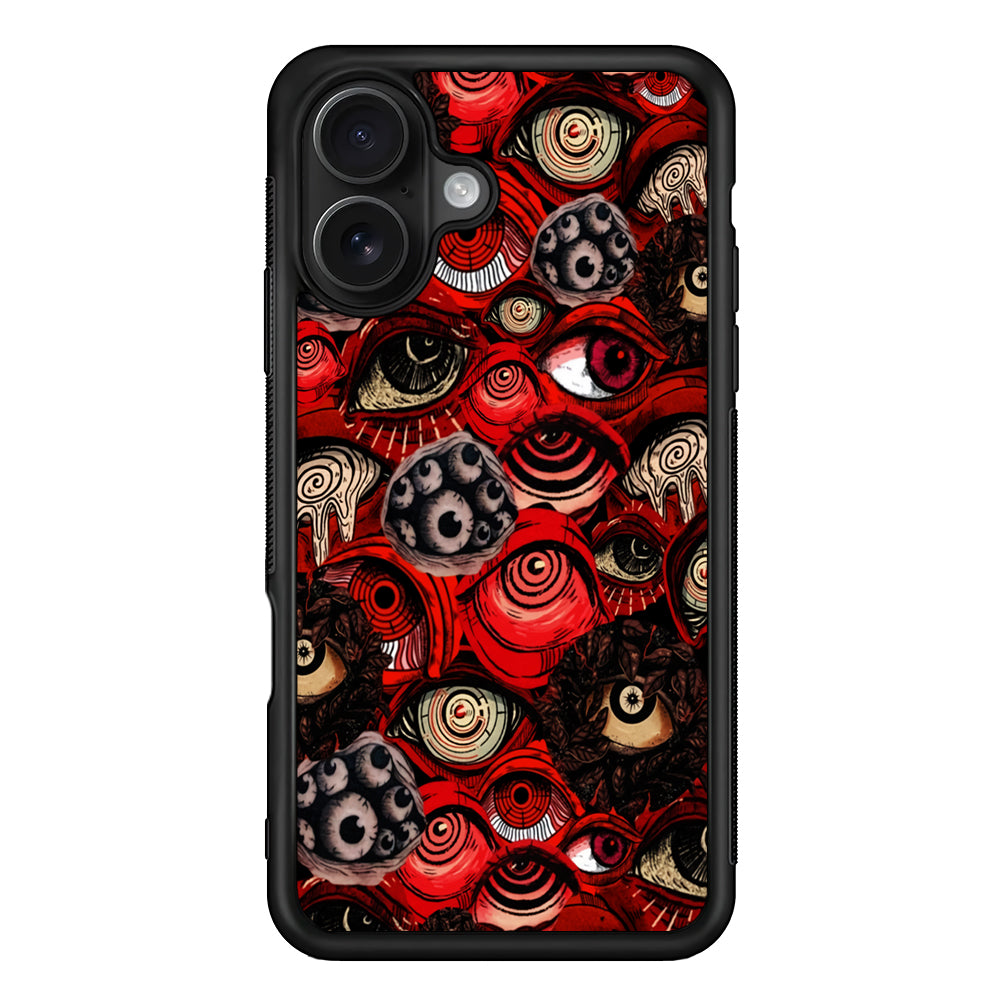Deadly Eyes Demon iPhone 16 Case - Oxvistore