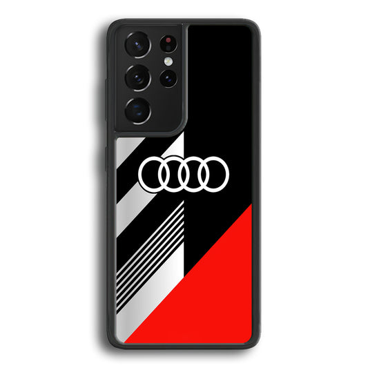 Audi F1 Sport Logo Samsung Galaxy S23 Ultra Case | Slim Rubber Case for Samsung Galaxy S23 Ultra