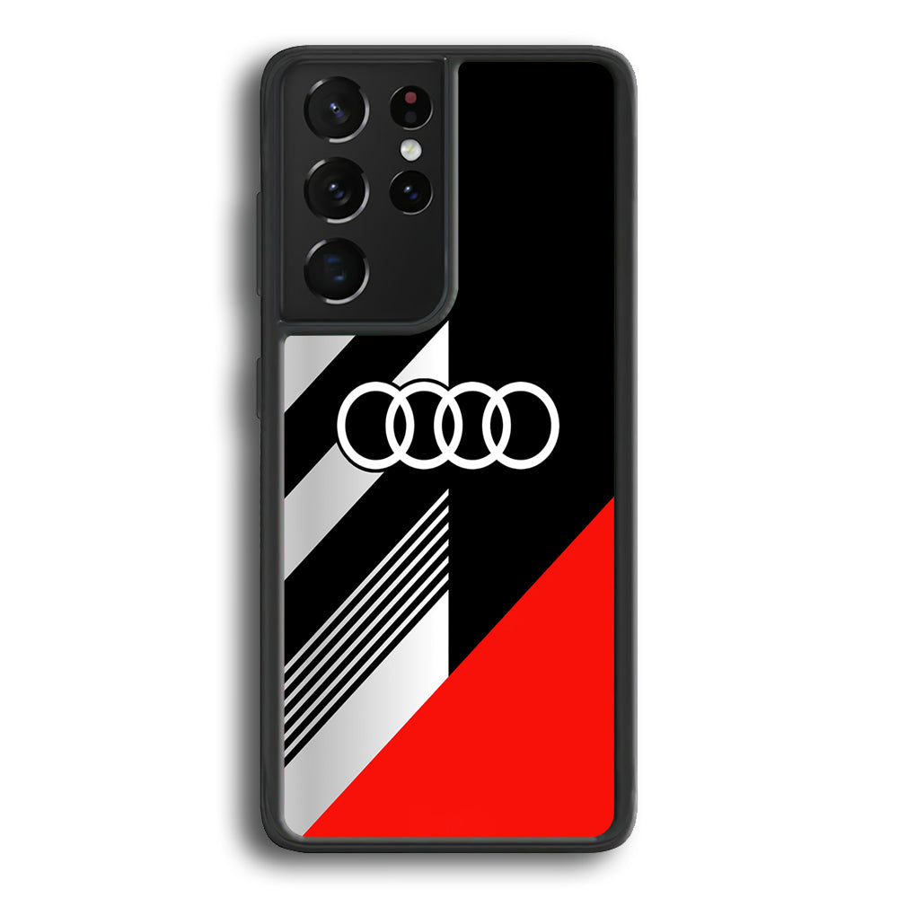 Audi F1 Sport Logo Samsung Galaxy S24 Ultra Case | Slim Rubber Case for Samsung Galaxy S24 Ultra