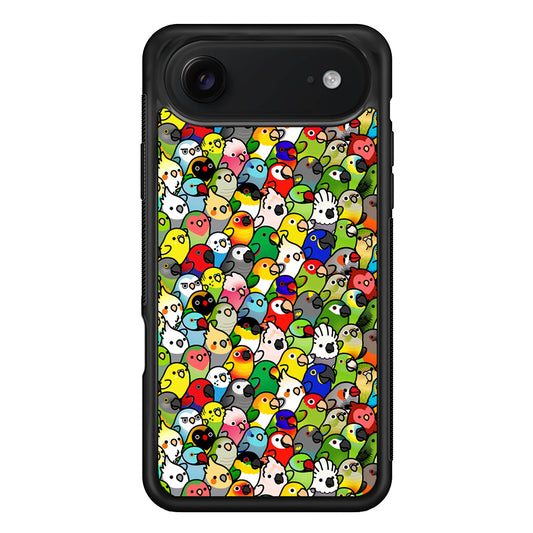 Kawaii Birds Pattern iPhone 17 Air Case | Protective Case for iPhone 17 Air