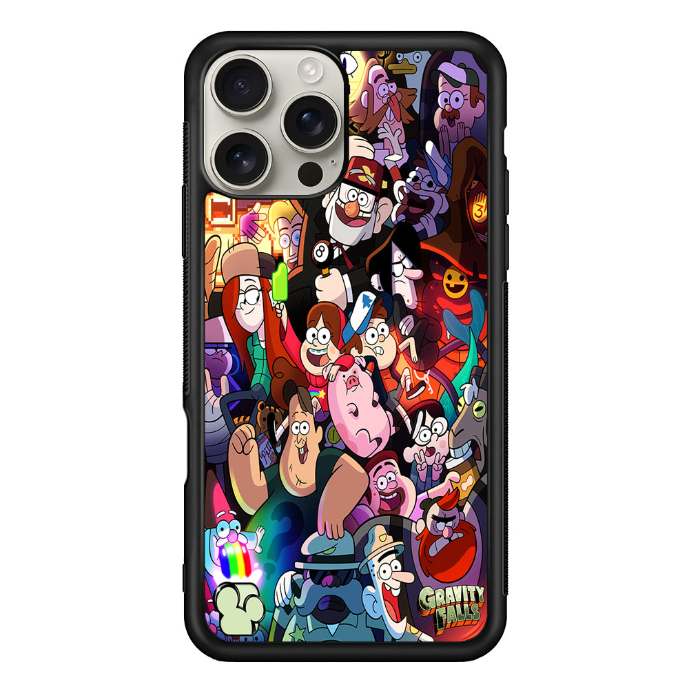 Gravity Falls All Character iPhone 16 Pro Max Case | Stylish Protective Case for iPhone 16 Pro Max