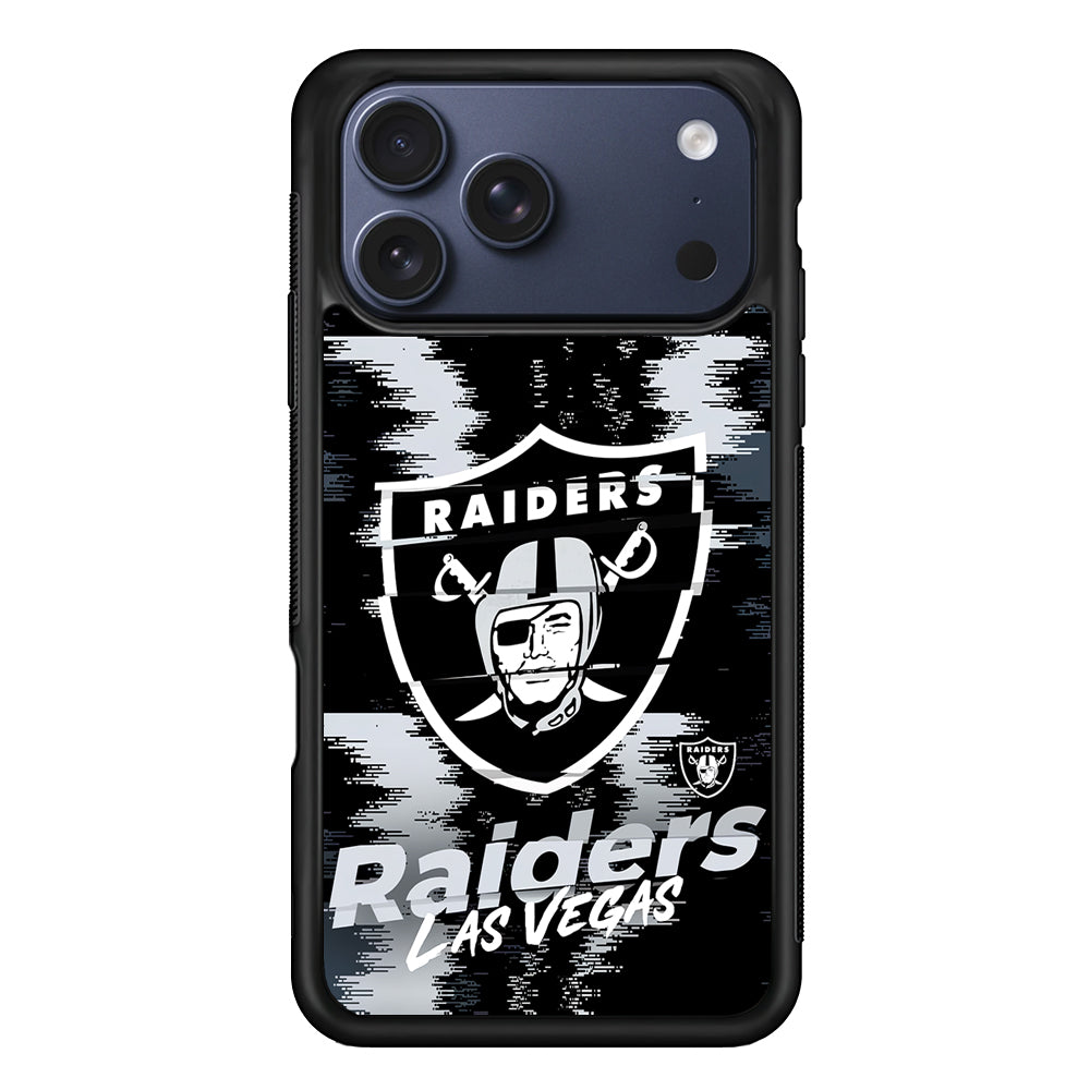 Las Vegas Raiders Abstract Color iPhone 17 Pro Max Case | Slim Protective Cover for iPhone 17 Pro Max