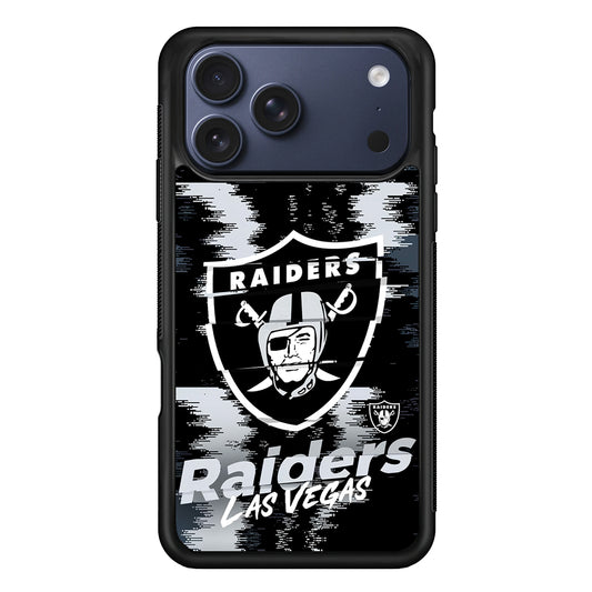Las Vegas Raiders Abstract Color iPhone 17 Pro Max Case | Slim Protective Cover for iPhone 17 Pro Max