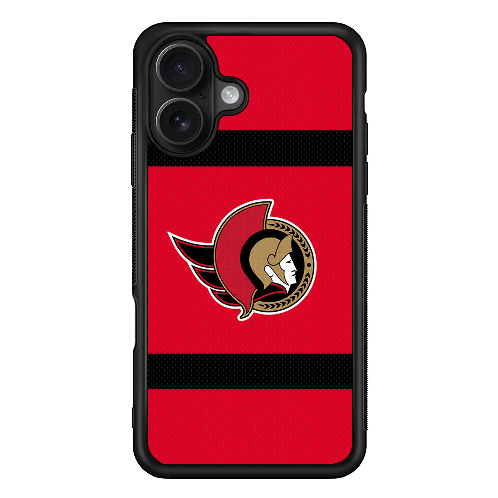 Ottawa Senators Logo iPhone 16 Case - Oxvistore