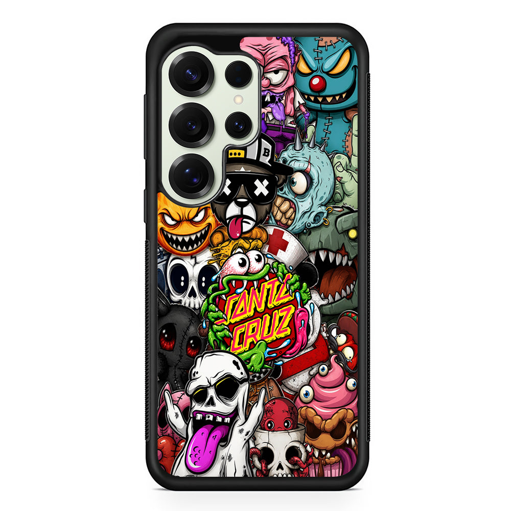 Santa Cruz Skateboard Monster Samsung Galaxy S25 Ultra Case | Slim Rubber Case for Samsung Galaxy S25 Ultra