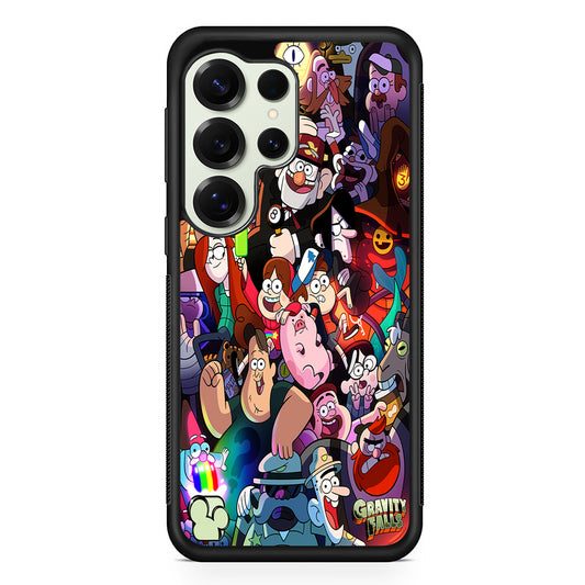 Gravity Falls All Character Samsung Galaxy S25 Ultra Case | Durable Rubber Case for Samsung Galaxy S25 Ultra