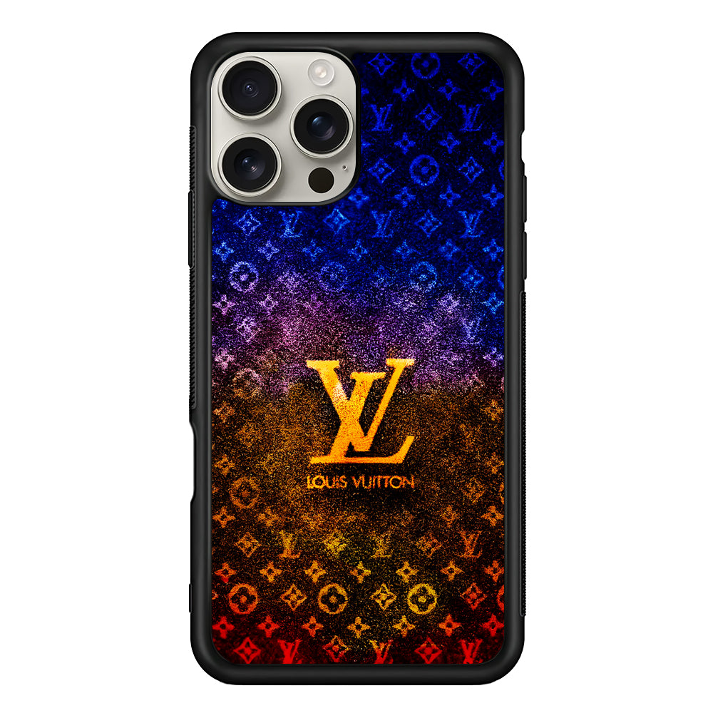Louis Vuitton Abstract Colorful iPhone 16 Pro Max Case | Slim Rubber Case for iPhone 16 Pro Max